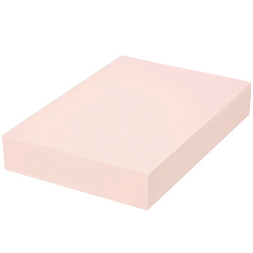 TANOSEE αエコカラーペーパーII B5 フレッシュピンク 1冊(500枚)