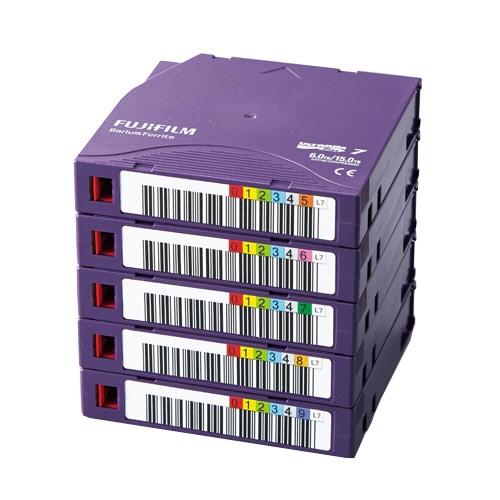 富士フイルム LTO Ultrium7 データカートリッジ バーコードラベル(横型)付 6.0TB/15TB LTO FB UL-7 OREDPX5Y 1パック