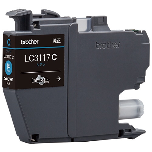 ブラザー インクカートリッジ シアン LC3117C 1個