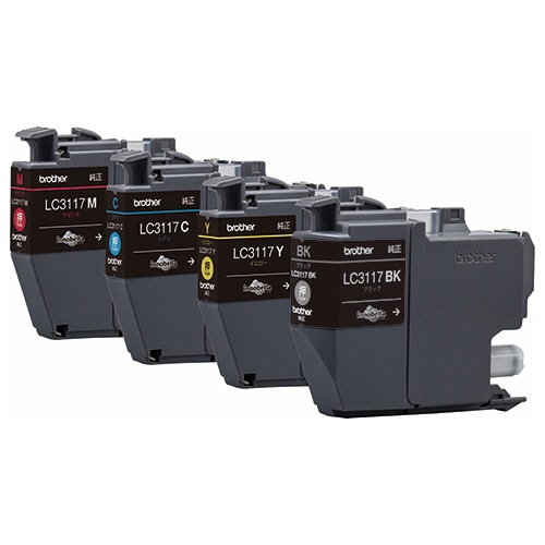 ブラザー インクカートリッジ 4色パック LC3117-4PK 1パック