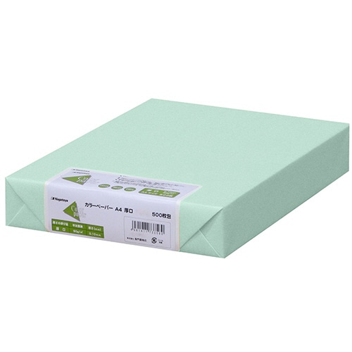 長門屋商店 Color Paper A4 厚口 浅黄 ナ-3361 1冊(500枚)