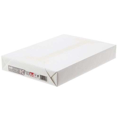 TANOSEE αエコペーパー タイプFC A4 超厚口 180g 1冊(200枚)