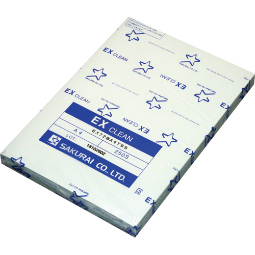 桜井　ＥＸクリーン　Ａ４　ブルー　ＥＸ７２ＢＡ４ＳＳ　１冊（２５０枚）