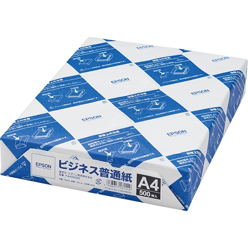エプソン ビジネス普通紙 A4 KA4500BZ 1冊(500枚)