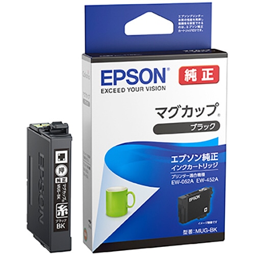 エプソン インクカートリッジ マグカップ ブラック MUG-BK 1個