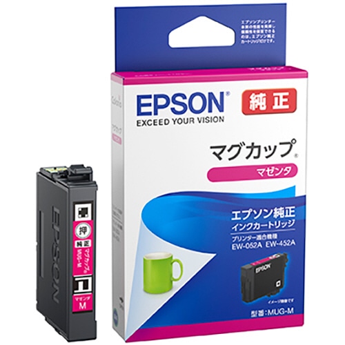エプソン インクカートリッジ マグカップ マゼンタ MUG-M 1個