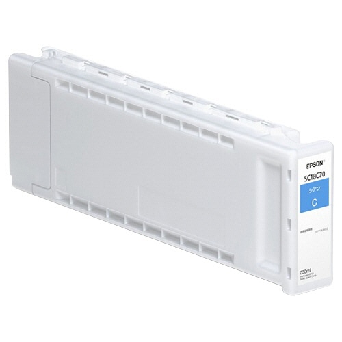 エプソン インクカートリッジ シアン 700mL SC18C70 1個