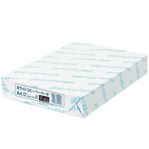 日本紙パルプ商事 ホワイトコピーペーパーF A4 PPCWCPFA4 1冊(500枚)