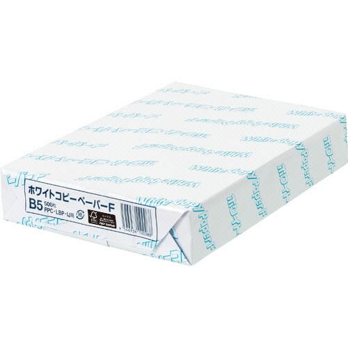 日本紙パルプ商事 ホワイトコピーペーパーF B5 PPCWCPFB5 1冊(500枚)