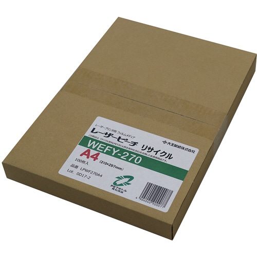 大王製紙 レーザーピーチ リサイクル WEFY-270 A4 1冊(100枚)