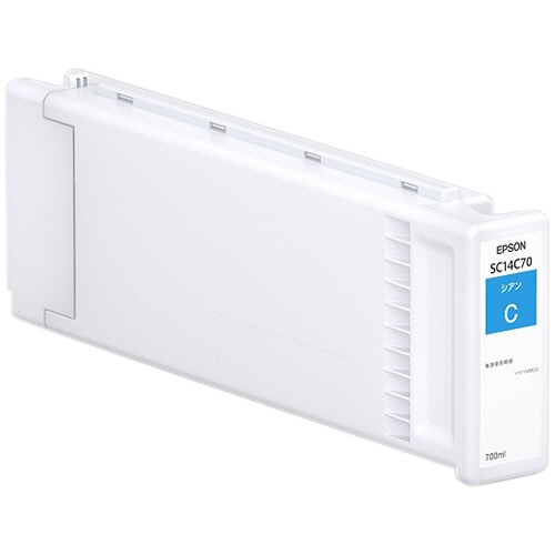 エプソン インクカートリッジ シアン 700mL SC14C70 1個