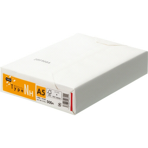 TANOSEE αエコペーパー タイプNH A5 1冊(500枚)