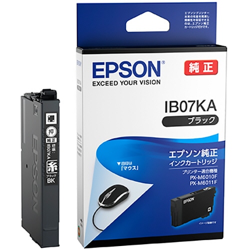 エプソン インクカートリッジ マウス ブラック IB07KA 1個