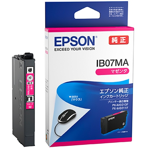エプソン インクカートリッジ マウス マゼンタ IB07MA 1個
