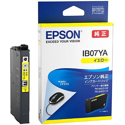 エプソン インクカートリッジ マウス イエロー IB07YA 1個