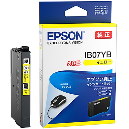 エプソン インクカートリッジ マウス イエロー 大容量 IB07YB 1個
