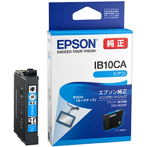 エプソン インクカートリッジ カードケース シアン IB10CA 1個