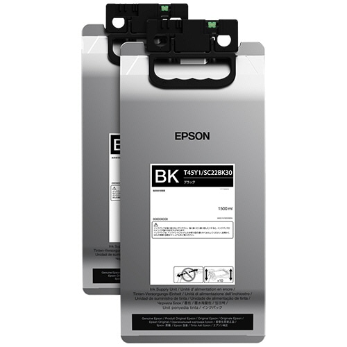 エプソン　インクパック　ブラック　１５００ｍｌ　ＳＣ２２ＢＫ３０　１パック（２個）