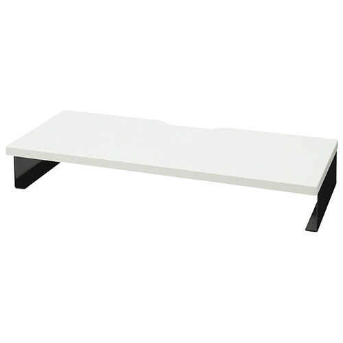 アール・エフ・ヤマカワ スチール脚机上台 幅600mm 天板ホワイト 脚ブラック GZSLDR-600WH-BL 1台