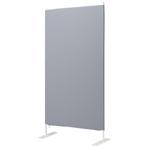 ルガテ スクリーンパーティション 基本タイプ 幅800×奥行350×高さ1600mm グレー HPF0704-800GY 1枚