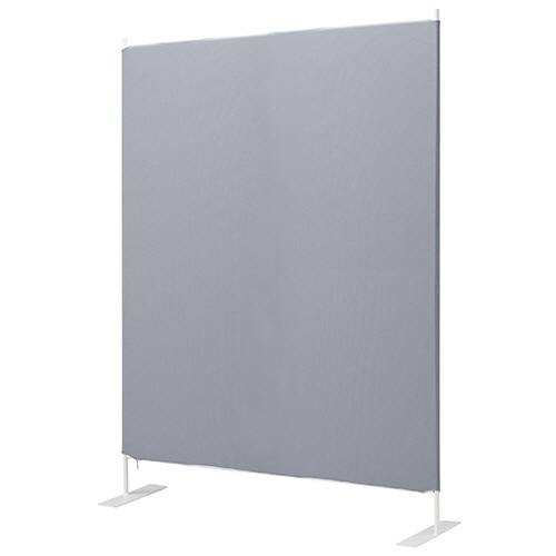 ルガテ スクリーンパーティション 基本タイプ 幅1200×奥行350×高さ1600mm グレー HPF0704-120GY 1枚