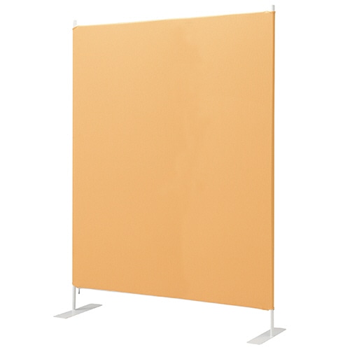 ルガテ スクリーンパーティション 基本タイプ 幅1200×奥行350×高さ1600mm イエロー HPF0704-120YE 1枚