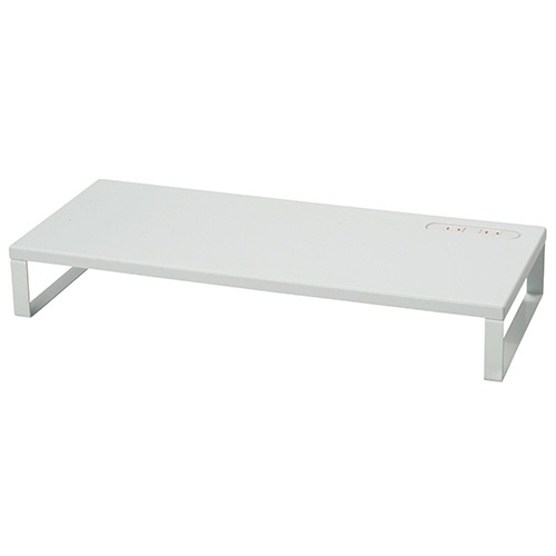 COM STYLING コンセント付デスクラック 幅560×高さ85mm ホワイト DR-01WH 1台