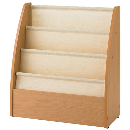 ルガテ ペーパーコードマガジンラック 3段 ホワイト HPF0602-002WH 1台