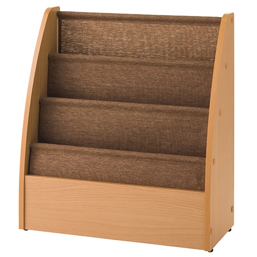 ルガテ ペーパーコードマガジンラック 3段 ブラウン HPF0602-002BR 1台