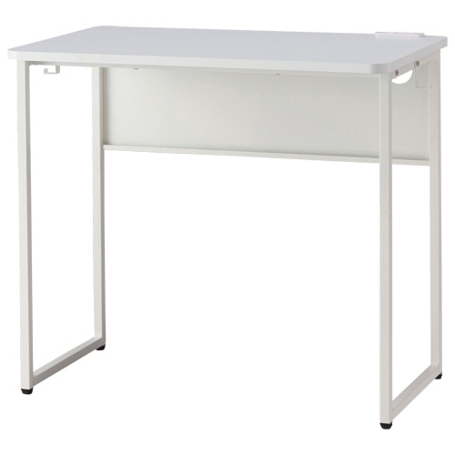 ルガテ タップ付きデスク 幅800×奥行500×高さ720mm ホワイト HPF0204-805WH 1台