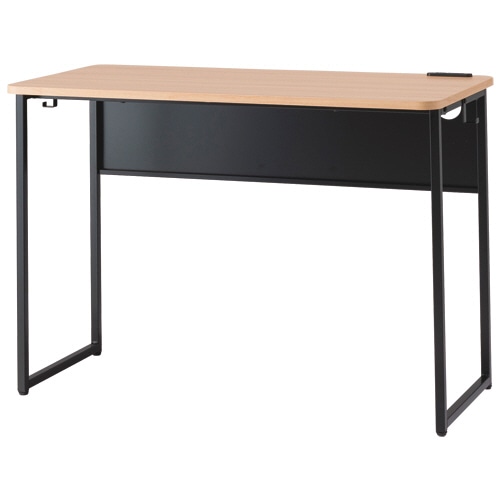 ルガテ タップ付きデスク 幅1000×奥行500×高さ720mm ナチュラル木目 HPF0204-105NA 1台