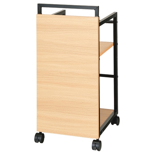 ルガテ 取手付きオープンワゴン ナチュラル木目 HPF0204-300NA 1台