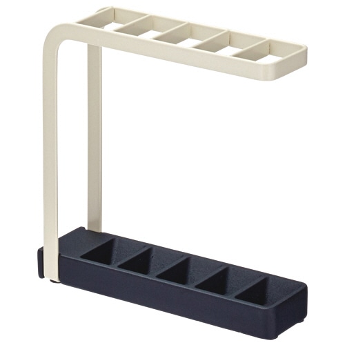 山崎実業 アンブレラスタンド アングル ブラック 1台