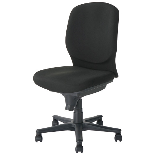 オカムラ VILLAGE VC2チェア ローバック 肘なし ブラック 8VC21A-FXL1 1脚