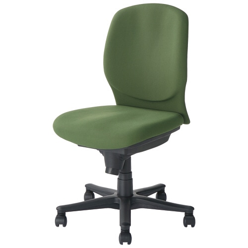 オカムラ VILLAGE VC2チェア ローバック 肘なし ダークグリーン 8VC21A-FXL3 1脚