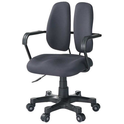 デュオレスト オフィスチェア デュオレスト コンフィー 肘付 ドットブラック DR-260SPDBK 1脚