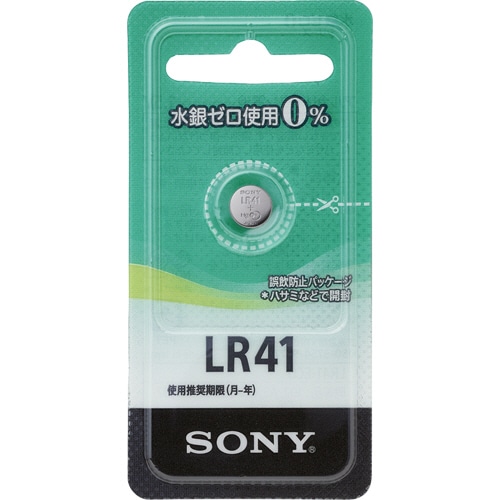 アルカリボタン電池 LR41 1.5V 1個