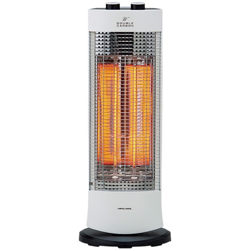 アピックス ダブルカーボンヒーター パールホワイト ACH-749-WH 1台