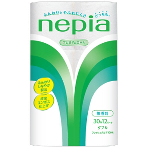 王子ネピア　ネピア　トイレットロール　ダブル　３０ｍ　１パック（１２ロール）