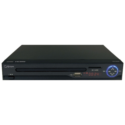 ＹＡＭＡＺＥＮ　Ｑｒｉｏｍ　ＤＶＤプレーヤー　ＨＤＭＩ端子付　ブラック　ＣＤＶＰ－４３ＨＤ（Ｂ）　１台