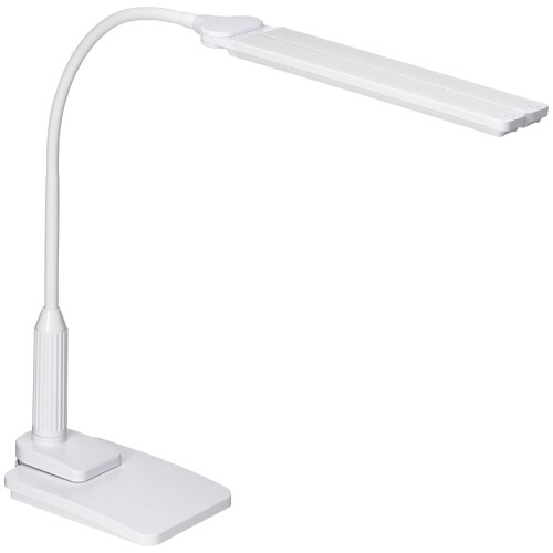 ヤザワ　調光機能付ＬＥＤ２灯クランプスタンドライト　１３．２Ｗ　ホワイト　ＳＤＣＣＬ１３Ｄ０１ＷＨ　１台