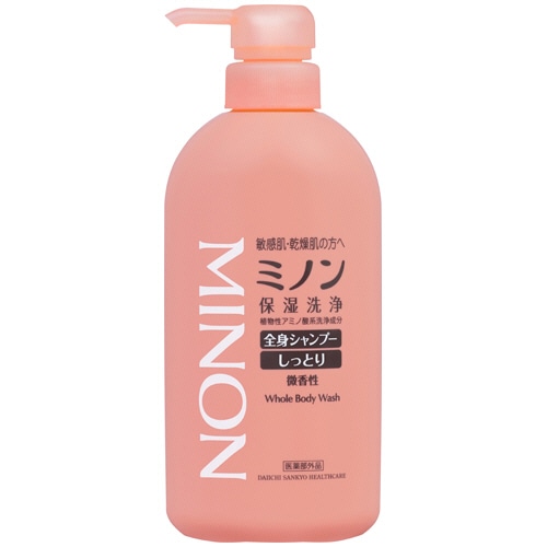 第一三共ヘルスケア ミノン 全身シャンプー しっとりタイプ 本体 450mL 1本