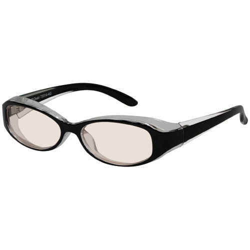 オオサキメディカル　保護用メガネ　清浄綿４包付　小さめ　ブラック　１本