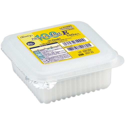 オオサキメディカル　アルウエッティＢｏｘ－Ｅ　４×４ｃｍ　１パック（１００枚）