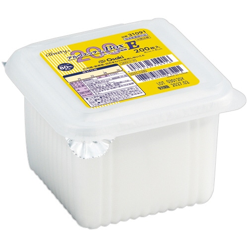 オオサキメディカル　アルウエッティＢｏｘ－Ｅ　４×４ｃｍ　１パック（２００枚）