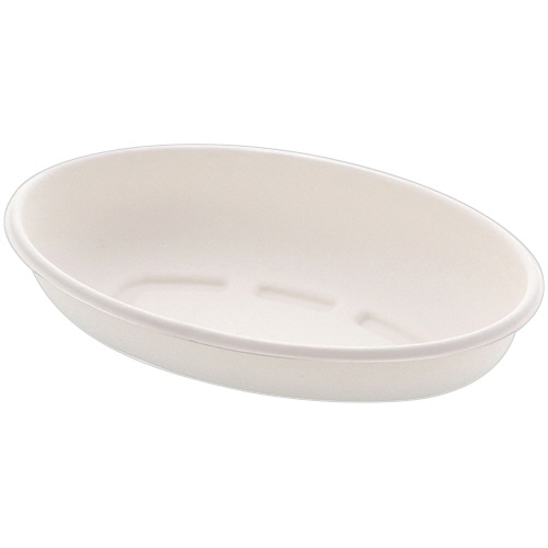 シモジマ　ＨＥＩＫＯ　紙皿　バガスペーパーウェア　業務用　カレー皿　５５０ｍＬ　ホワイト　＃００４４６６１８５　１パック（５０枚）