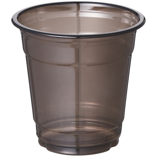 シモジマ　ＨＥＩＫＯ　透明カップ　Ａ－ＰＥＴ　約３６０ｍＬ（１２オンス）　浅型　口径９２ｍｍ　黒　＃００４５２６０３０　１パック（５０枚）