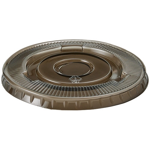 シモジマ　ＨＥＩＫＯ　透明カップ　Ａ－ＰＥＴ　平蓋　１２オンス用　口径９２ｍｍ　Ｃ穴付　黒　＃００４５２６０３１　１パック（５０枚）