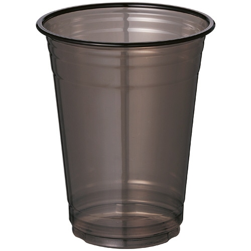 シモジマ　ＨＥＩＫＯ　透明カップ　Ａ－ＰＥＴ　約５４０ｍＬ（１６オンス）　浅型　口径９８ｍｍ　黒　＃００４５２６０１５　１パック（５０枚）