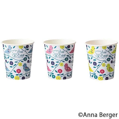ＴＡＮＯＳＥＥ　紙コップ　Ｌｉｔｔｌｅ　Ｂｉｒｄ（リトルバード）　２０５ｍＬ（７オンス）　１セット（１６００個：８０個×２０パック）